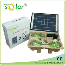 Inteligente CE mini casa luz solar com 3 LED bulbo light(JR-SL988A)